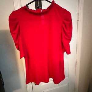 Never Worn Ruffle Neck Blouse